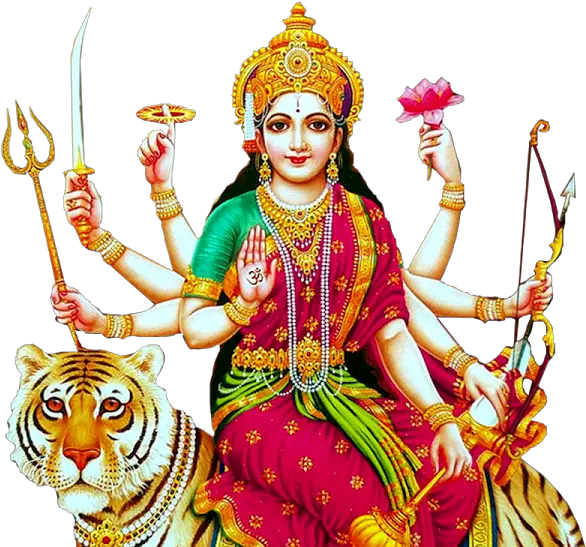 Goddess Durga Png Free Background