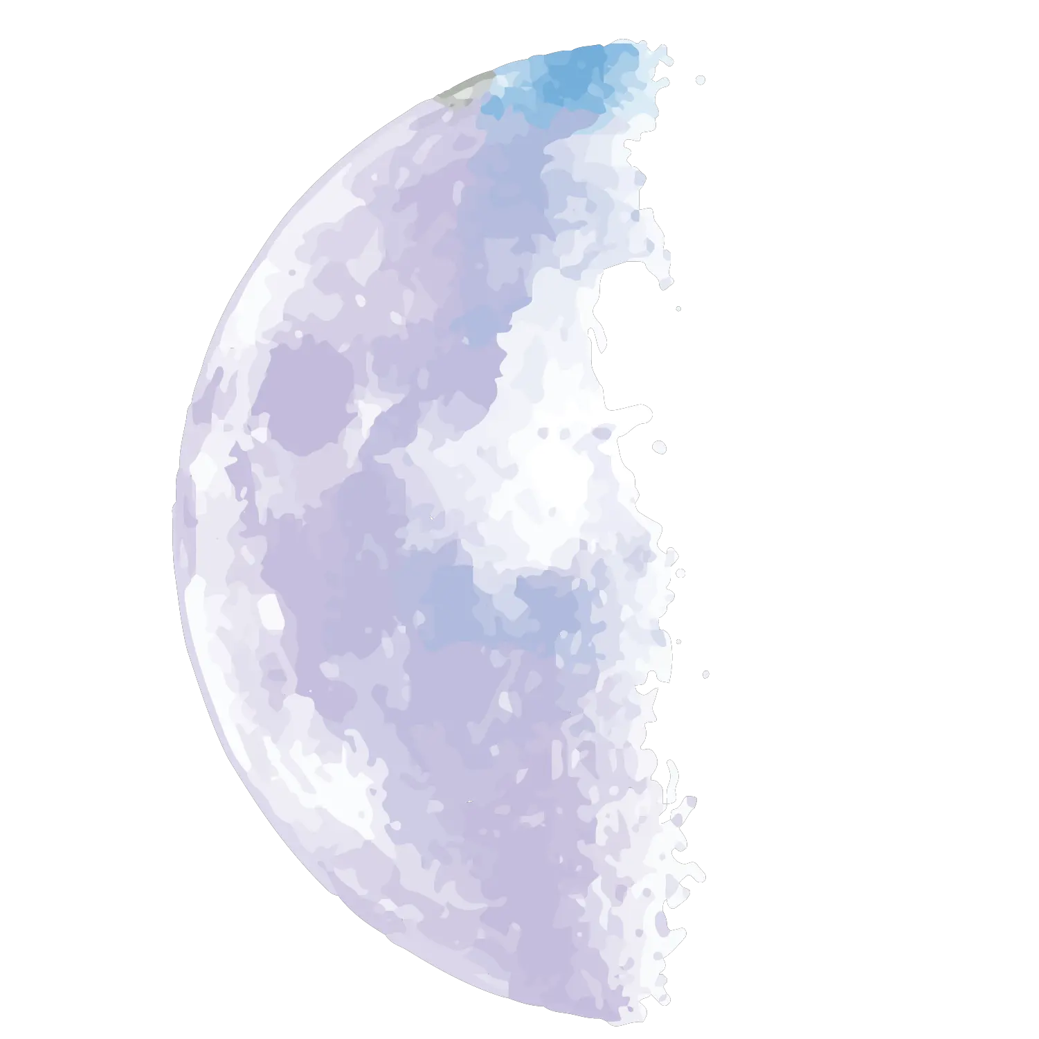 Purple Moon Png