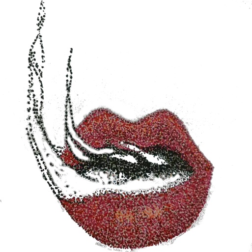 Cropped Illustration Png Lips Png