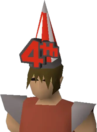 4th Birthday Hat Runescape Png Birthday Hats Png