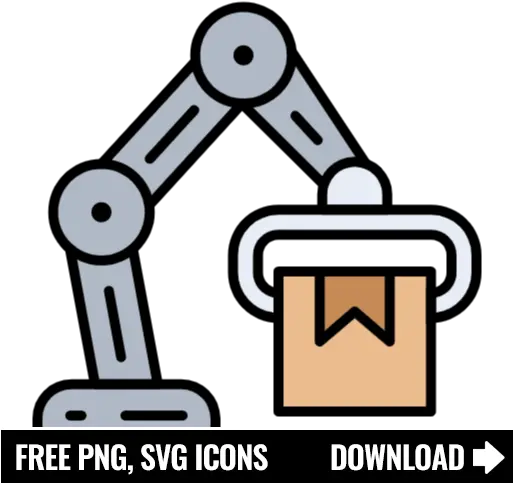 Free Robotic Arm Icon Symbol Png Svg Download Pink Tiktok Logo Arm Icon