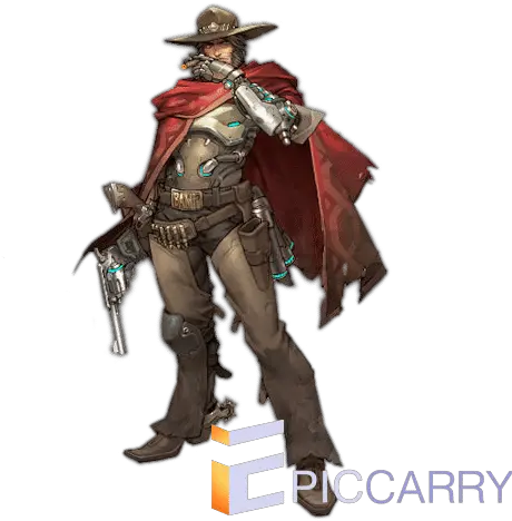 Buy Wins Boost Service Mccree Transparent Png Overwatch Gold Player Icon