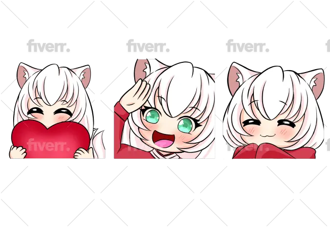 Create Amazing Twitch Emotes In My Chibi Style By Fictional Character Png Twitch Icon Sizes