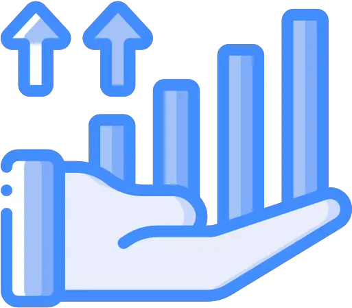 Increasing Bar Graph Free Marketing Icons Vertical Png Bar Chart Icon Png