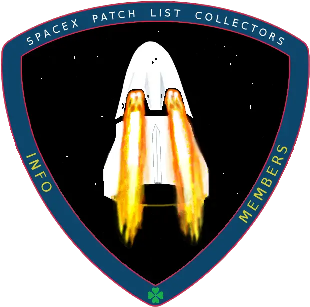 Spacex Patch List Collectors Rocket Png Spacex Png