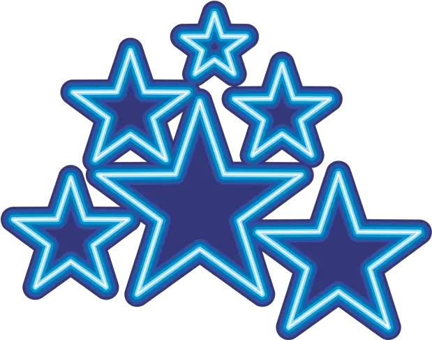 Blue Glow Glowing Star Stars Dallas Cowboys Png Glowing Star Png
