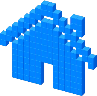 Blue House With Transparent Background Favicon Favicon Pepe Png House Transparent Background