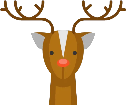 2 De 3 Flat Color Deer Icon Christmas Icons Design Crawl 2016 Png Deer Icon