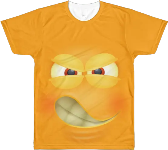 Menu0027s Funny Angry Face T Shirt Funny Angry Emoji Tshirt Anamanaguchi Shirt Png Angry Face Emoji Png
