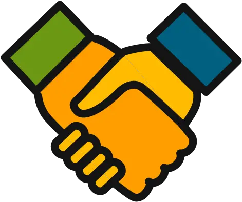Handshake Hands Business Free Icon Of Colored Key Partners Icon Png Handshake Icon Png