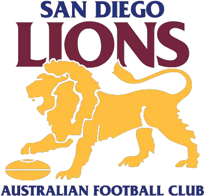 San Diego Lions Australian Football Club Language Png Orange Lion Logo