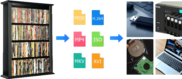 How To Turn Physical Dvds Into 11 Digital Copies In Clicks Bookcase Png Dvd Combo Icon