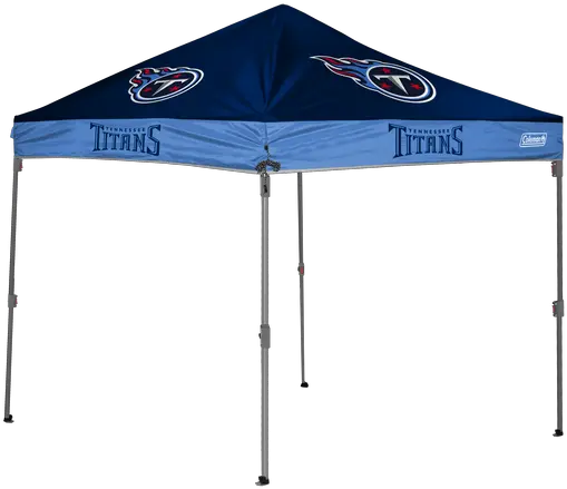 Rawlings Coleman Nfl Tennessee Titans 10x10 Straight Leg Canopy Tent Png Tennessee Titans Png