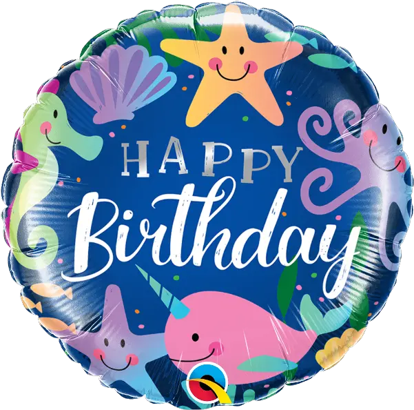 Birthday Fun Under The Sea Foil Balloon Balloon Png Under The Sea Png