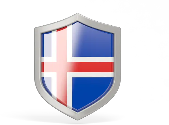 Shield Icon Illustration Of Flag Iceland New Zealand Flag Shield Png Blue Shield Icon