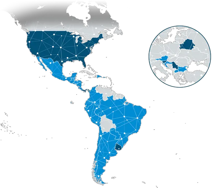 América Móvil About Us Footprint Vector America Map Png United States Map Png