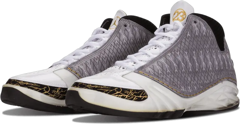 Download Hd The Daily Jordan Transparent Png Image Nicepngcom Jordan Xx3 Gold White Jordan Transparent