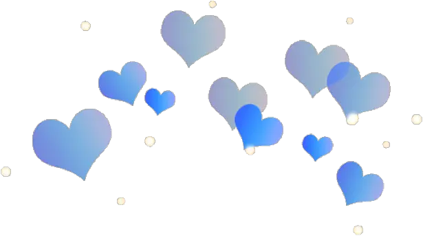 Heart Hearts Blue Filter Filters Tumblr Cute Kawaii Png Hearts Filter Filters Png