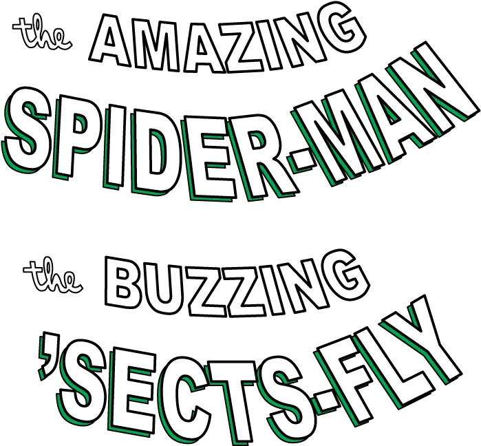 Amazing Spiderman Comic Logo Png Amazing Spider Man Lettering Spiderman Logo Vector