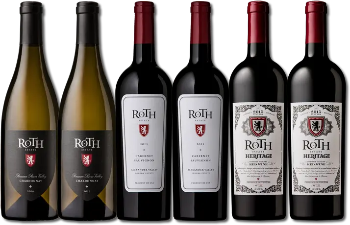 Roth Wine Guild Club Estate Winery Roth Wine Png Wine Bottles Png