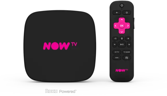 Now Tv 4k Voice Search Smart Box Now Tv Remote Png Tv Box Png