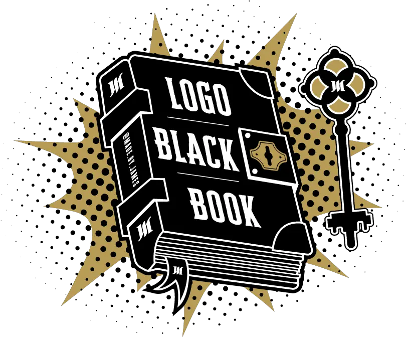 The Logo Designers Black Book Made By James Hombre Solo Su Cara Png Book Logo Png