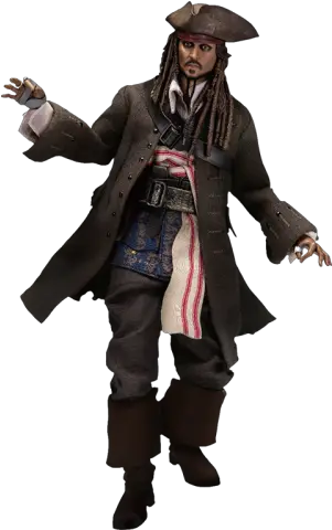 Jack Sparrow Action Figure By Beast Kingdom Action Figure Png Jack Sparrow Png