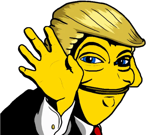 Rare Donald Trump Pepi Clipart Full Size Clipart 2527297 Clip Art Png Donald Trump Face Png