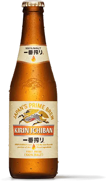 Kirin Ichiban Brand Story Beer Bottle Png Beer Bottles Png
