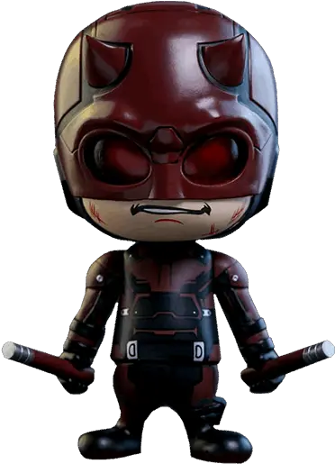 Daredevil Cosbaby Vinyl Hot Toys Figure Figurine Png Daredevil Transparent