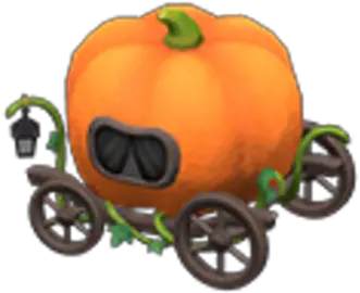 Spooky Carriage Animal Crossing Wiki Fandom Png Pumpkin Icon For Facebook