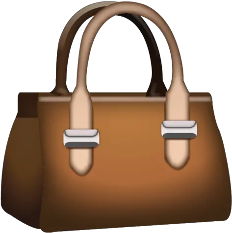 Handbag Emoji Bag Emoji Png Purse Png