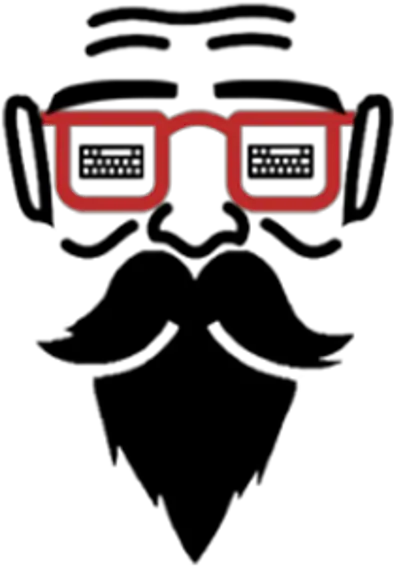 Editoramca Dot Png Beard And Glasses Logo