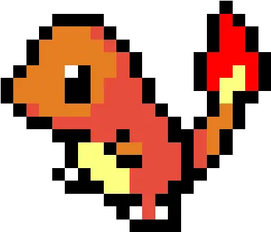 Pokemon Sprites By Pikasprites Pixilart Charmander Pixel Art Png Charizard Icon