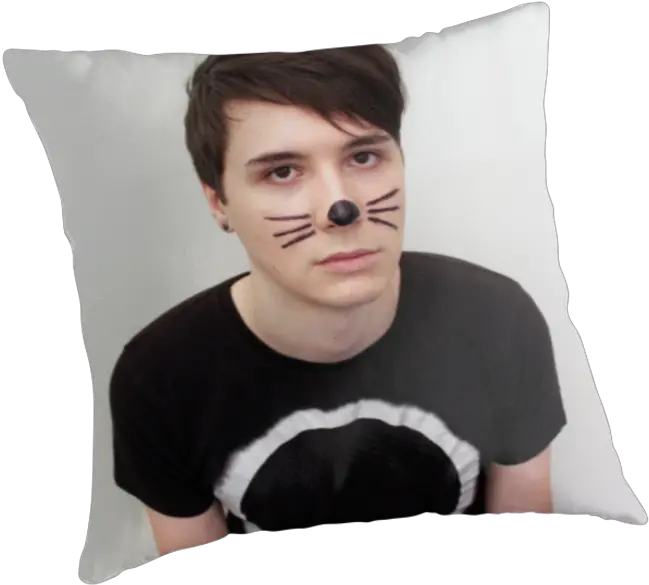 Download Dan Howell Twitter Icon Cushion Png Image With No Crew Neck Dan Howell Png