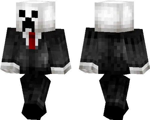 Search Results For Slender Man Mcpe Dl Scuba Diving Minecraft Skin Png Slenderman Transparent