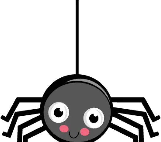 Download Hd Spider Web Clipart Cute Cute Spider On Web Clipart Png Spider Web Clipart Png
