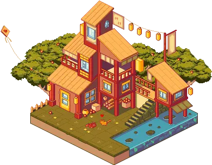 New House For Cats Pixeljointcom Roof Shingle Png Pixel Cat Icon