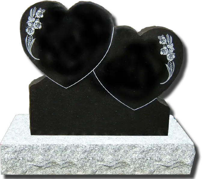 Hearts And Angels Rose City Memorials Artifact Png Double Heart Png