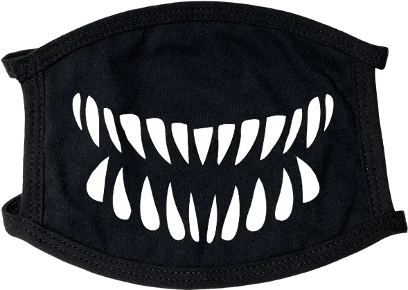 Monster Mouth Premium Face Mask Cloth Face Mask Png Monster Mouth Png