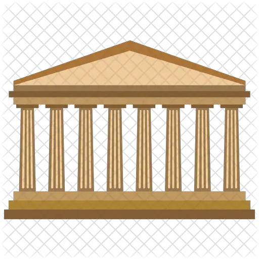 Roman Pillars Icon Roman Temple Png Pillars Png