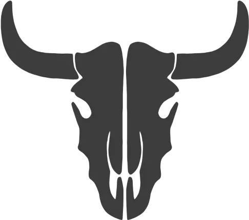 Texas Longhorn Silhouette Skull Bull Bull Skull Silhouette Png Skull Silhouette Png