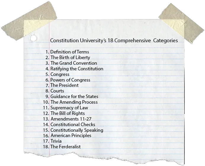 Constitution University Welcome Horizontal Png Torn Notebook Paper Png