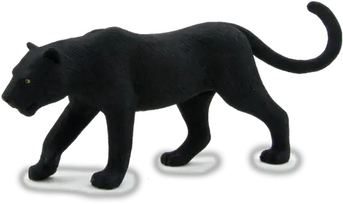 Download Hd Wildlife Animal Planet Black Panther Black Panther Animal Toys Png Panther Transparent Background