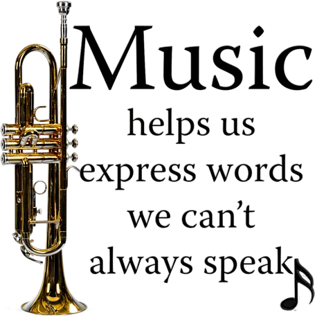 Trumpet Music Expresses Words Greeting Card Fashion Png Trumpet Transparent