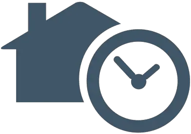 Timer House Flat Icon Transparent Png U0026 Svg Vector File Icon Timer Png