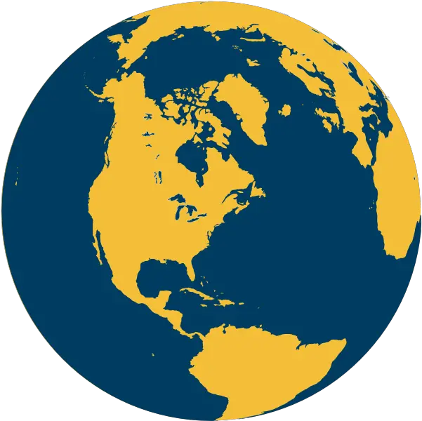 Globe Png Clip Arts For Web Blue And Yellow Globe Globe Clipart Png