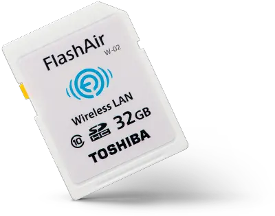 Flashair W 02 Flash Memory Products Png Sd Card Png
