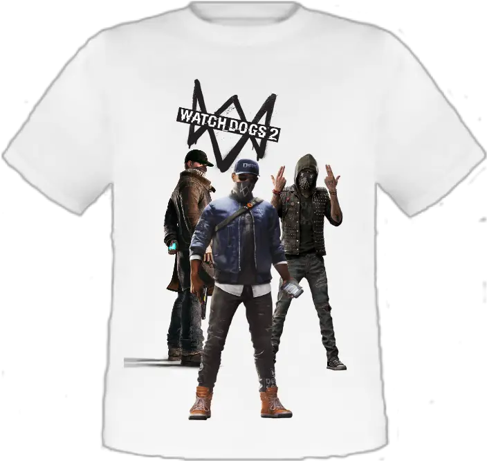 Watch Dogs 2 T Shirt 2 Assault Rifle Png Watch Dogs 2 Png