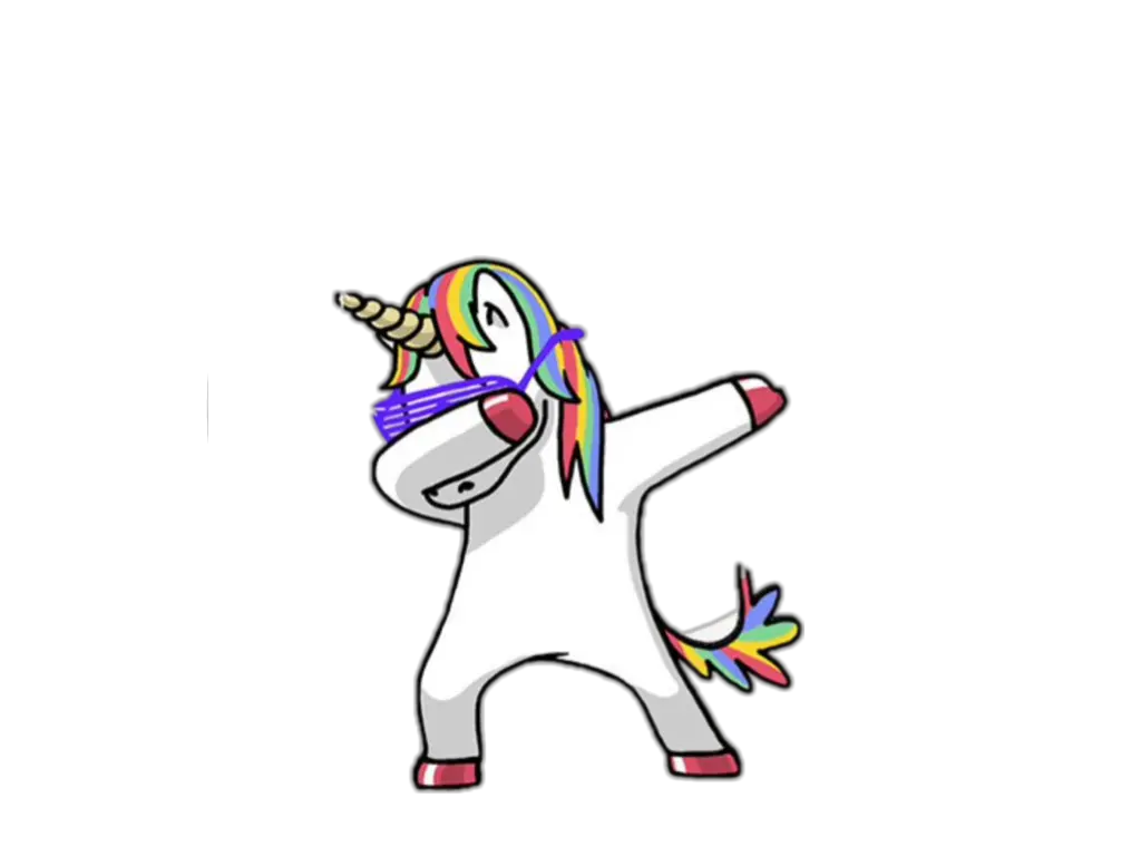 Unicorn T Transparent Dabbing Unicorn Png Unicorn Transparent Background